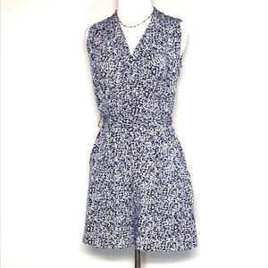 New York & Company Women’s Black & White Stretch Shorts Romper Size XS